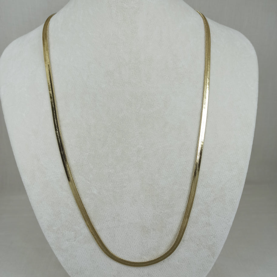 Altın Renk Vip 14K İtalyan Zincir Kolye (60cm)