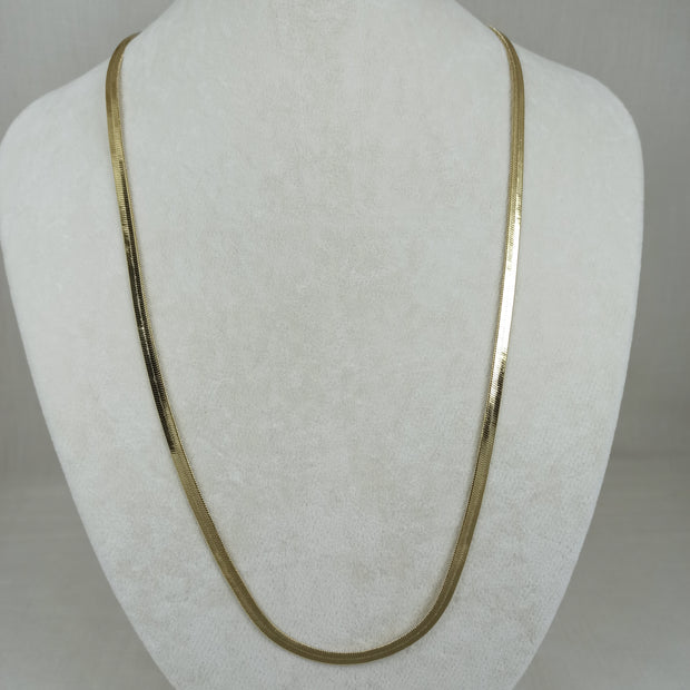 Altın Renk Vip 14K İtalyan Zincir Kolye (60cm)