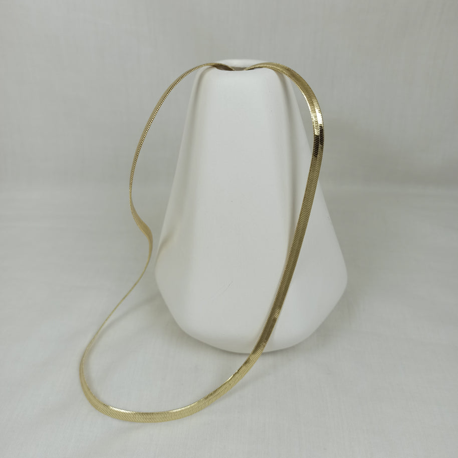 Altın Renk Vip 14K İtalyan Zincir Kolye (60cm)