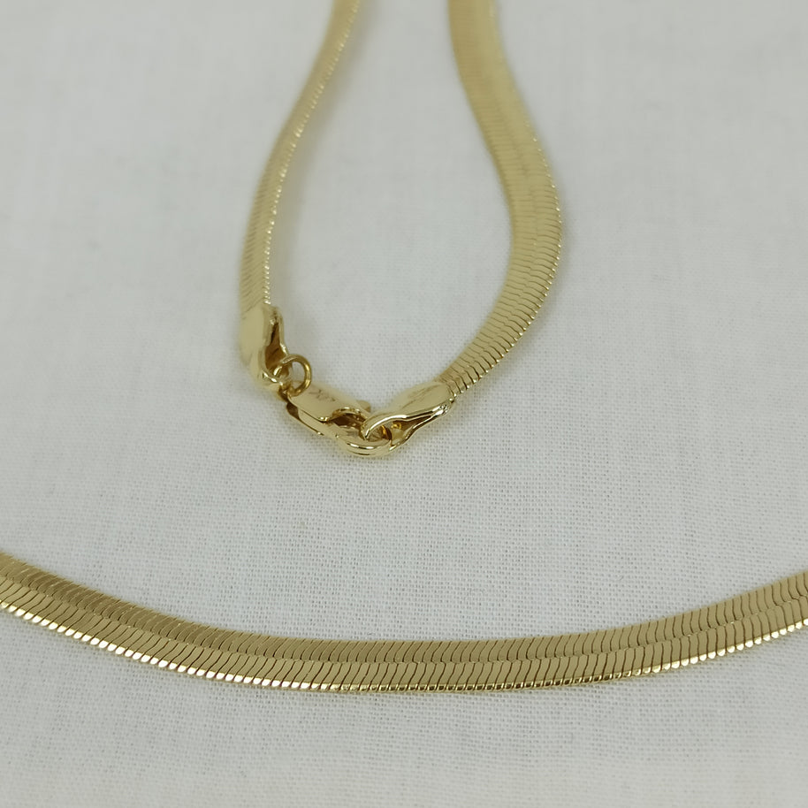 Altın Renk Vip 14K İtalyan Zincir Kolye (60cm)