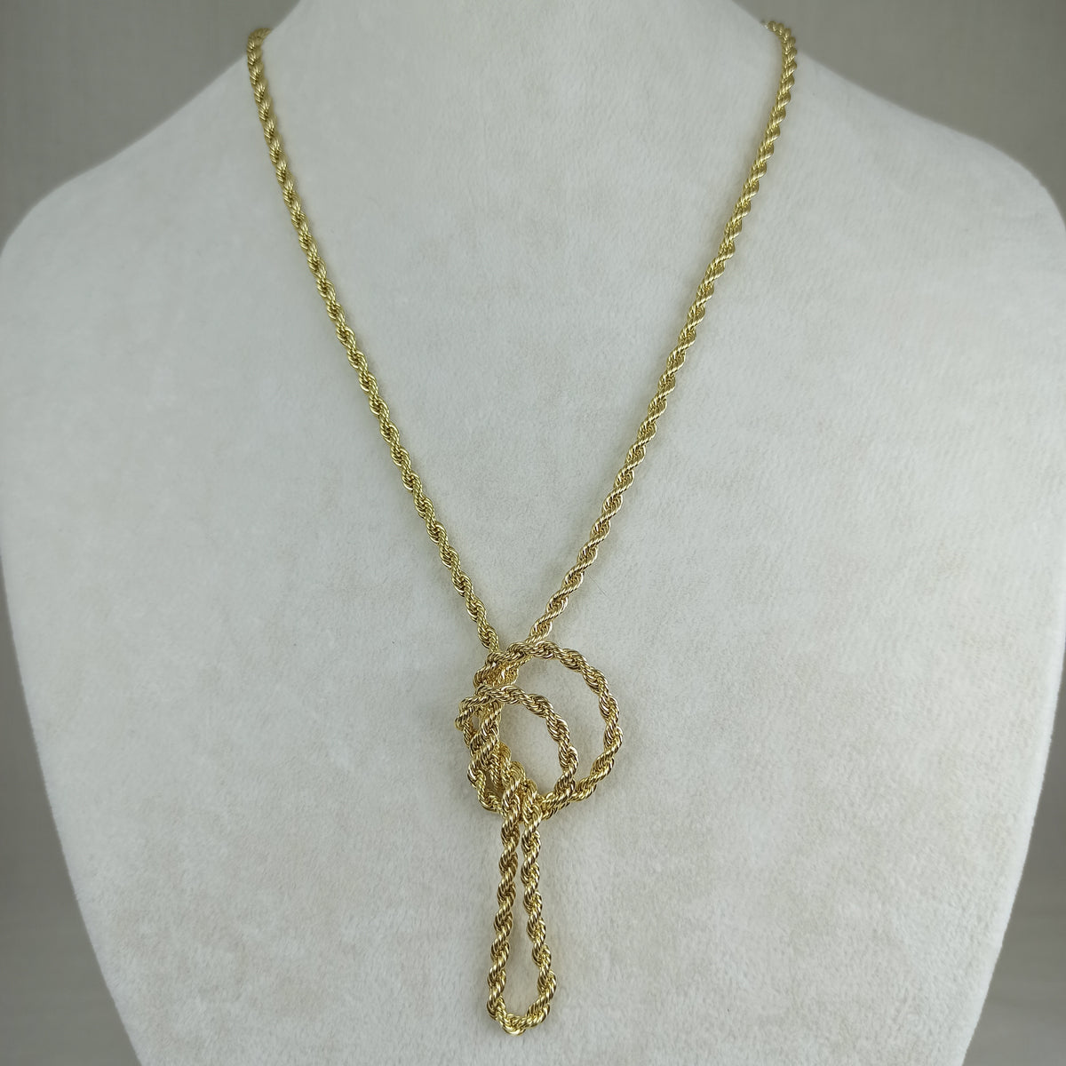 Altın Renk Vip 14K Burgu Zincir Kolye (70cm)