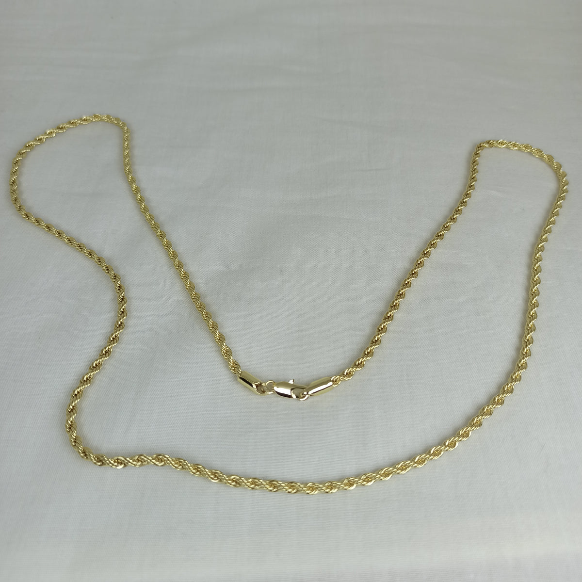 Altın Renk Vip 14K Burgu Zincir Kolye (70cm)