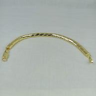Gold Color Vip 14K Minimal Stone Detailed Chain Bracelet