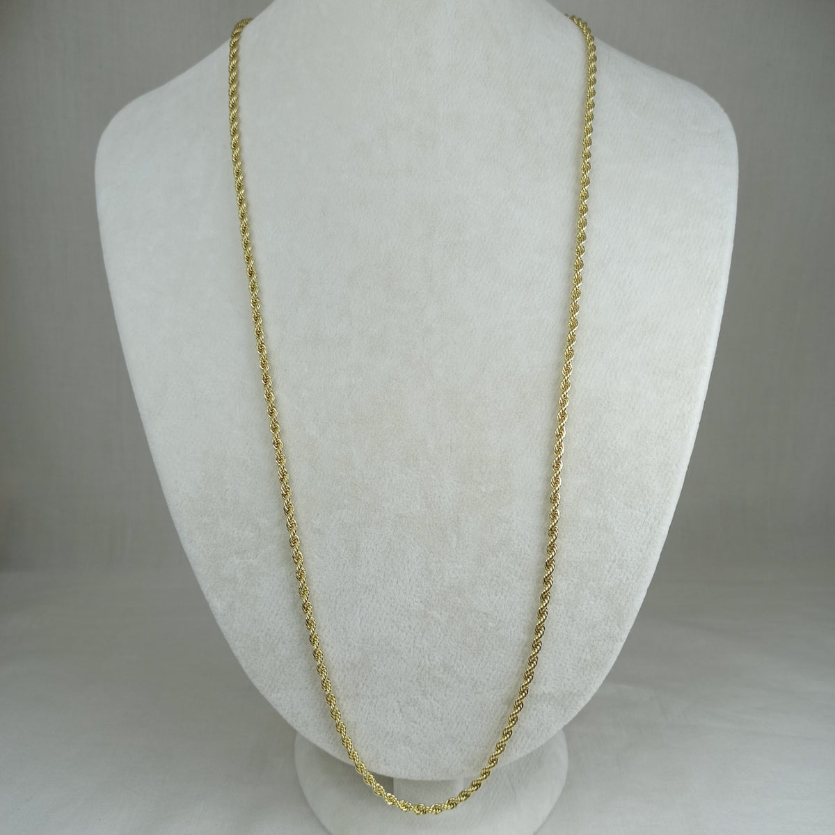 Altın Renk Vip 14K Burgu Zincir Kolye (70cm)