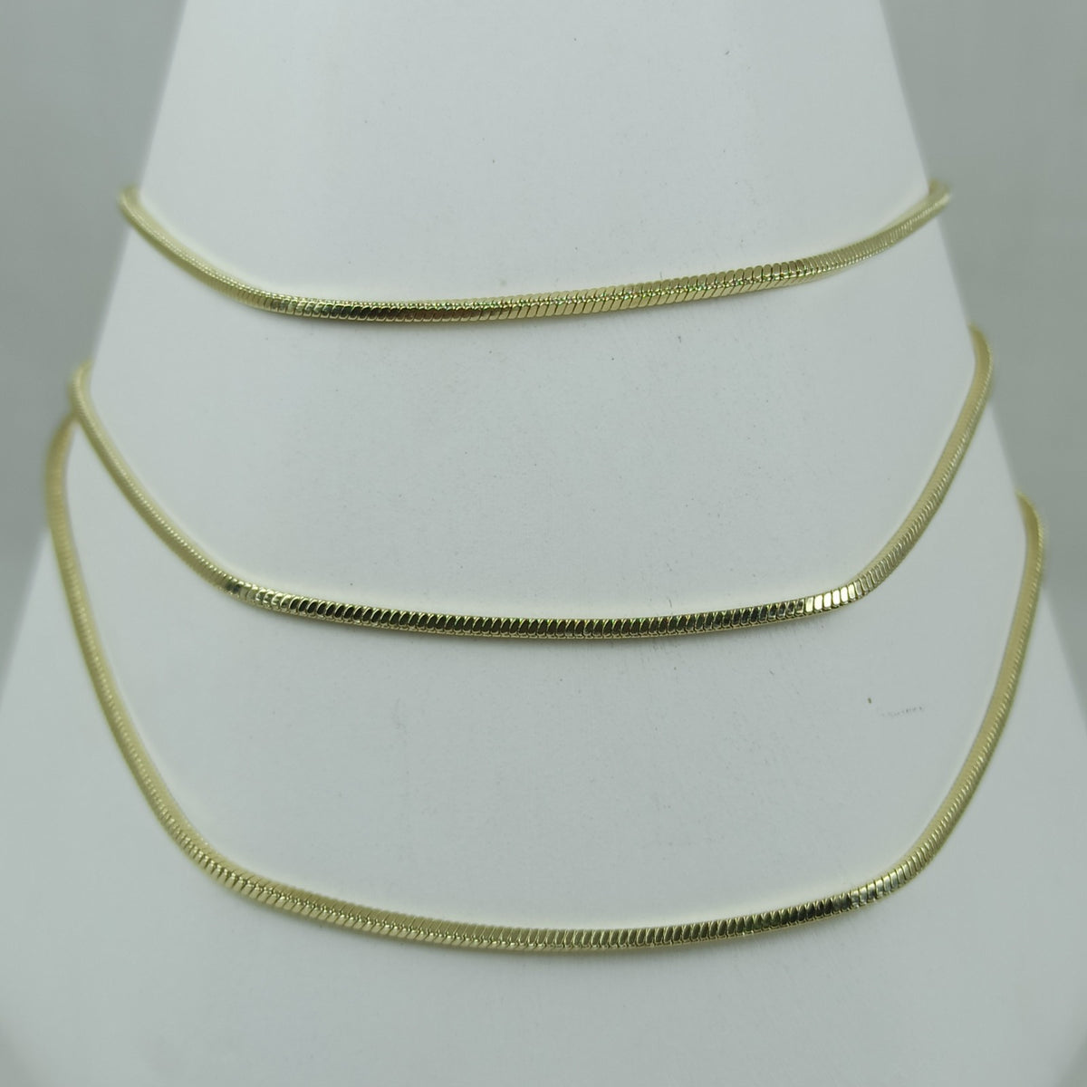 Altın Renk Vip 14K İtalyan Zincir Kolye (70cm)